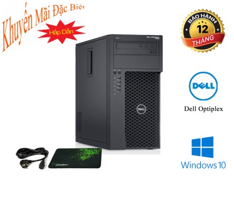 Dell Precision T1700 MT: Core i7-4770/ RAM 16GB và (SSD 256 GB Chuẩn Mới 2025)